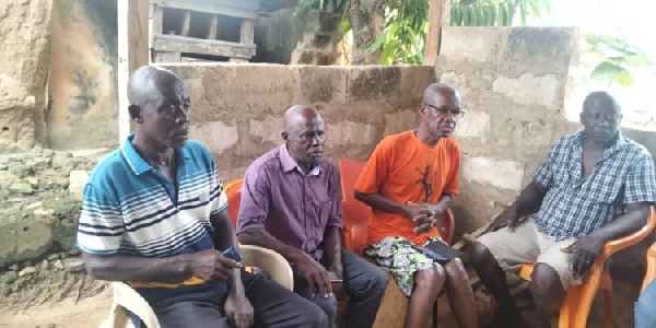 A photo of some traditional leaders at Akrofuom