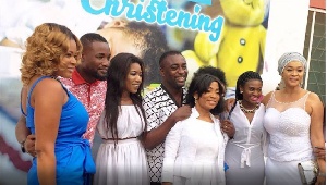 Industry players 'show love' at Vicky's son's christening