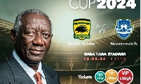 The match is being organised by the John A. Kufuor (JAK) Foundation