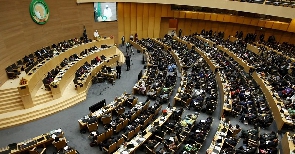 African Union leaders in a meeting