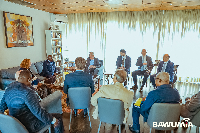 Dr Bawumia with European Union Ambassadors in Accra