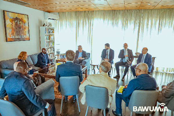 Dr Bawumia with European Union Ambassadors in Accra