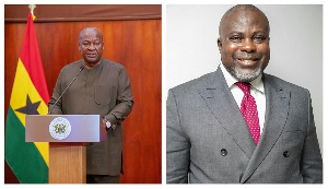 John Dramani Mahama and Anthony Kwasi Sarpong