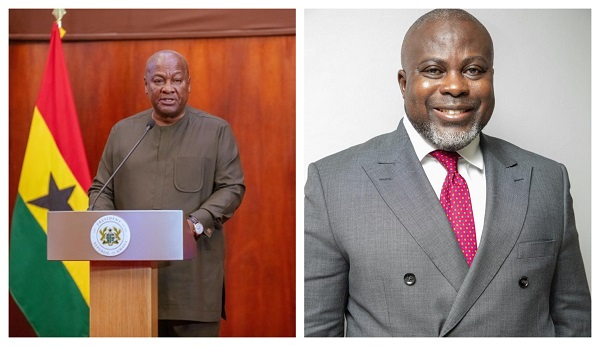 President John Dramani Mahama and Anthony Kwasi Sarpong