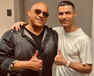 Vin Diesel (L) shared the news on Instagram on after meeting Ronaldo in Saudi Arabia Vin Diesel (L) shared the news on Instagram on after meeting Ronaldo in Saudi Arabia
