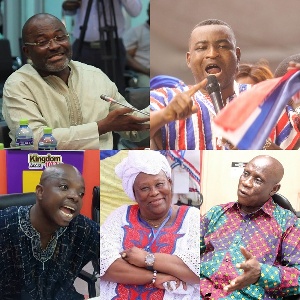 Leading members of the New Patriotic Party