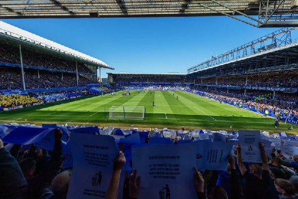 Goodison Park is the stadium of Everton