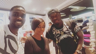 Jay Folley, Vanessa Gyan and Sulley Muntari