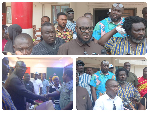 Kumawood stars storm NDC office as actor Sly files for Ashanti Regional deputy organizer