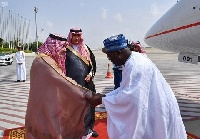Dr. Bawumia departing from Saudi Arabia after performing Hajj