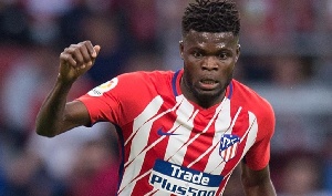 Partey has denied reports that he is unhappy at Atletico Madrid