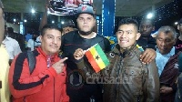 Cesar Juarez and his team arrived in Accra on Friday night