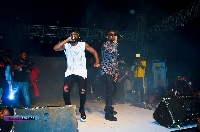 Sarkodie joined Yaa Pono on stage to support the 