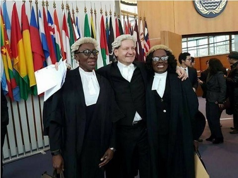 Marietta Brew Oppong and Gloria Akuffo represented Ghana in the hearing of ITLOS maritime dispute