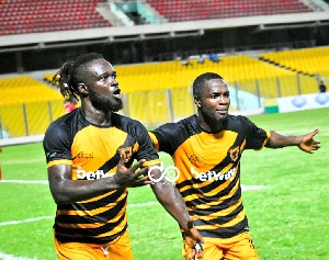 Ashantigold forward, Hans Kwoffie