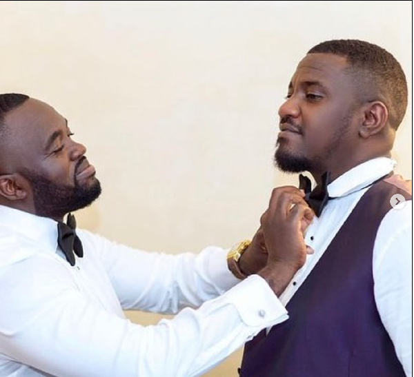 John Dumelo and friend Fred Nuamah