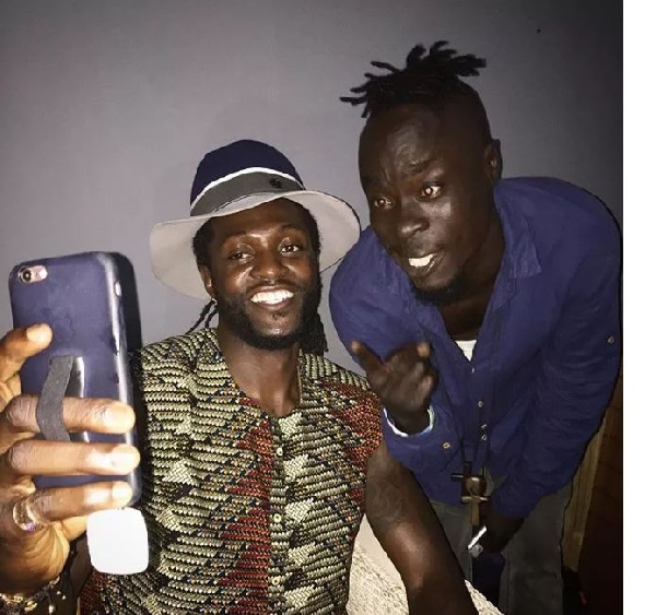 Two Thoozin with Adebayor