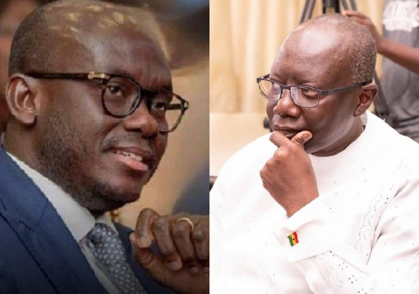 Attorney General and Minister of Jusstice, Godfred Yeboah Dame and Finance Minister, Ofori-Atta