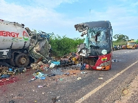 The scene of the crash that is said to have claimed 16 lives