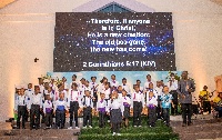 Some kids at the 'Kids In Worship Concert'