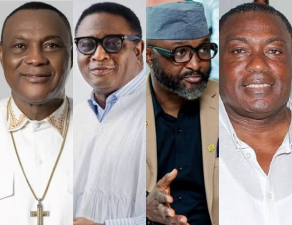 L-R: Rev Sam Korankye Ankrah, Elvis Afriyie Ankrah, Yaw Ampofo Ankrah and Horace Ankrah