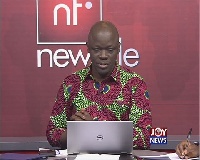 Sampson Anyenini is host for Joynews' Newsfile program
