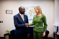 Dr Cassiel Ato Forson is the Minister of Finance and Queen Máxima of the Netherlands
