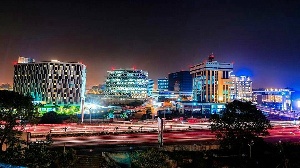 An image of part of Accra Ghana