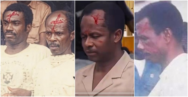 From L to R: Afi, Yaw Kwarteng, KG, and Jomo were killed by firing squad over the death of Kyinto