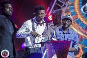 Kofi Kinaata at 2017 Vodafone Ghana Music awards