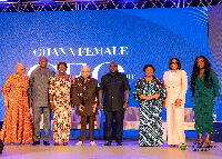 Julius Debrah surrounded by some of the dignitaries who attended the event
