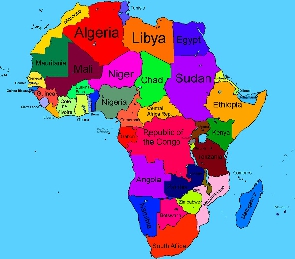 A map of Africa