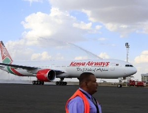 Kenya Airways New Boeing 777 300ER 400 Capacity Seater At JKIA