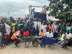 Abuakwa North MCE leads massive clean-up exercise to combat flooding