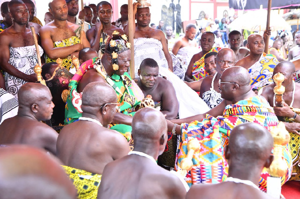 Bawumia storms Manhyia with powerful delegation for final Akwasidae of the year