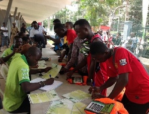 Persons registering for a voters ID card