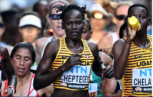 Uganda's Rebecca Cheptegei participated in the women’s marathon at the Paris Olympics