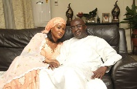 Second Lady Samira Bawumia with her husband, Vice President Mahamudu Bawumia
