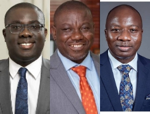 Sammi Awuku, Isaac Adongo and Mahama Ayariga