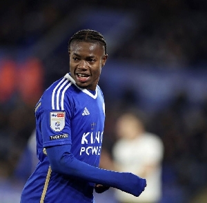 Fatawu Issahaku helped Leicester City to secure a 2-1 victory against Watford