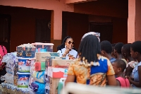 MzGee celebrated her birthday with kids, hawkers