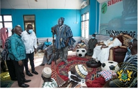 President Nana Akufo-Addo at the Yegbonwura’s Palace, Damongo, Savannah Region