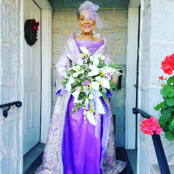86-year-old Millie Taylor-Morrison looked flawless on her wedding day
