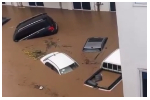 Several vehicles submerged at Tse Addo as floods wreak havoc in Accra