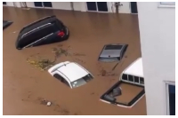 Several vehicles at Tse Addo submerged by floodwaters