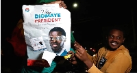 Supporters of Bassirou Diomaye Faye celebrate in Dakar