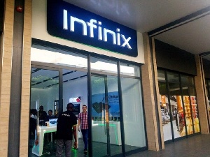 The new Infinix Exclusive shop at the Achimota mall