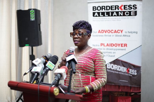 CEO of the Ghana Shippers’ Authority (GSA) Ms. Benonita Bismarck