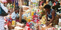 A file photo of Ghanaian traders