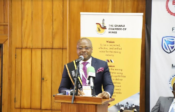President of the Ghana Chamber of Mines, Michael Akafia